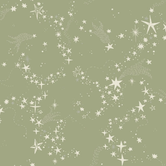 Stjarnhimmel Green Wallpaper