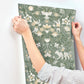 Cirkus Sea Green Wallpaper