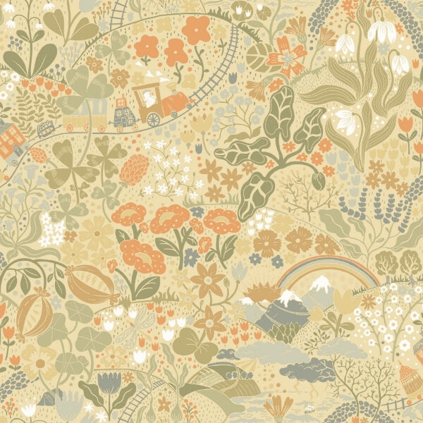 Taget Yellow Wallpaper