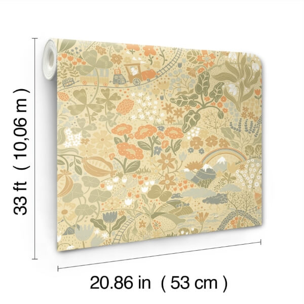 Taget Yellow Wallpaper