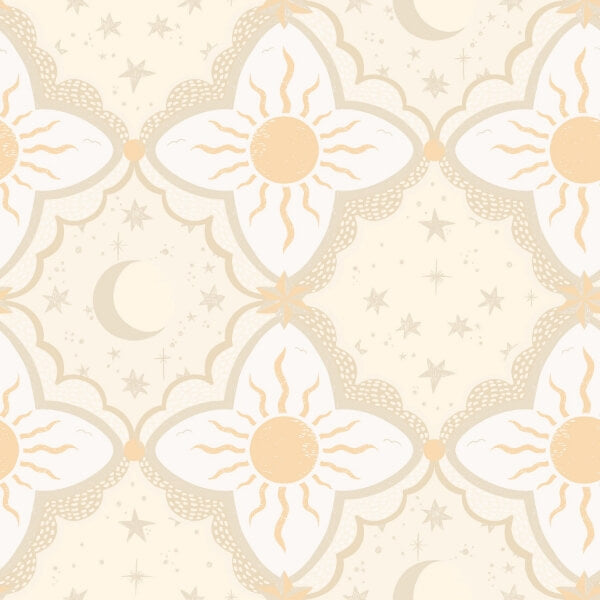 Sol & Mane Tangerine Wallpaper