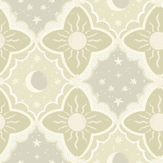 Sol & Mane Green Wallpaper