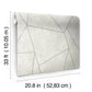 Light Grey & Silver Nazca Wallpaper Nazca