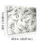 Olive Branch Charcoal Wallpaper