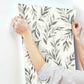 Olive Branch Charcoal Wallpaper