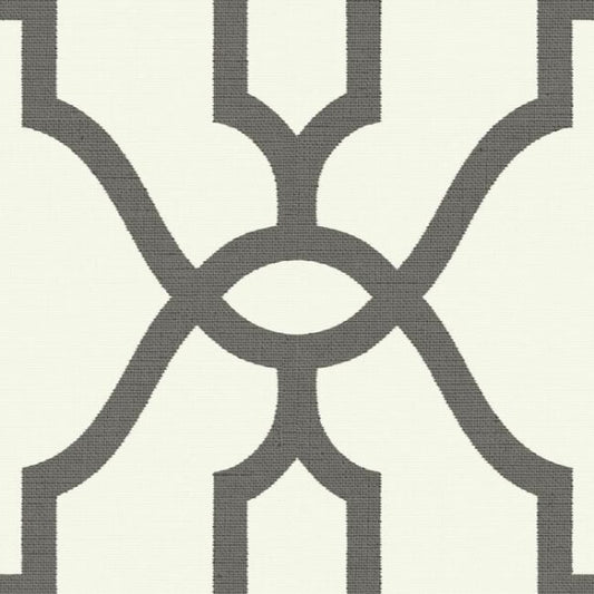 Repurpose Woven Trellis Charcoal Wallpaper