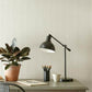 French Ticking Charcoal & Black Wallpaper