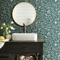 Weekends Fox & Hare Teal Wallpaper