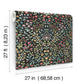 Garden Black & Multicolor Terrace Wallpaper