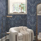Garden Blue Terrace Wallpaper