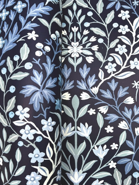 Garden Blue Terrace Wallpaper
