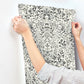 Garden White & Black Terrace Wallpaper