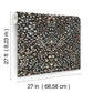 Garden Black & Neutral Terrace Wallpaper