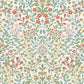 Garden White & Multicolor Terrace Wallpaper