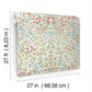 Garden White & Multicolor Terrace Wallpaper