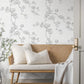 Magnolia Black Branches Wallpaper