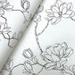 Magnolia Black Branches Wallpaper