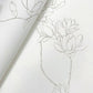 Magnolia Beige Branches Wallpaper