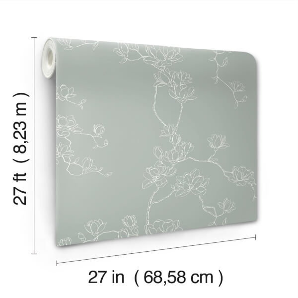 Magnolia Eucalyptus Branches Wallpaper