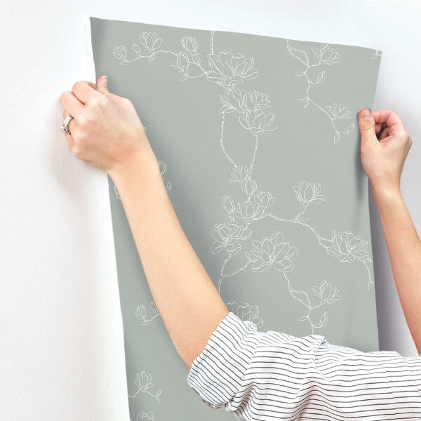 Magnolia Eucalyptus Branches Wallpaper