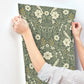 Colette Olive Wallpaper