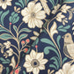 Colette Navy Wallpaper