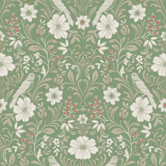Colette Bright Green Wallpaper