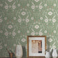 Colette Bright Green Wallpaper