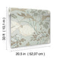 Gwendolyn Blue & Suede Wallpaper