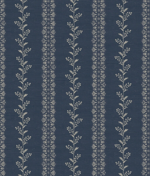 Everleigh Navy Wallpaper
