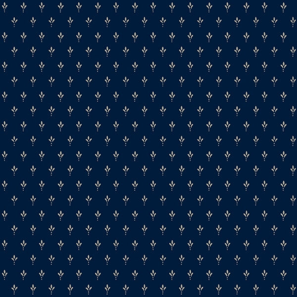 Charm Navy Wallpaper