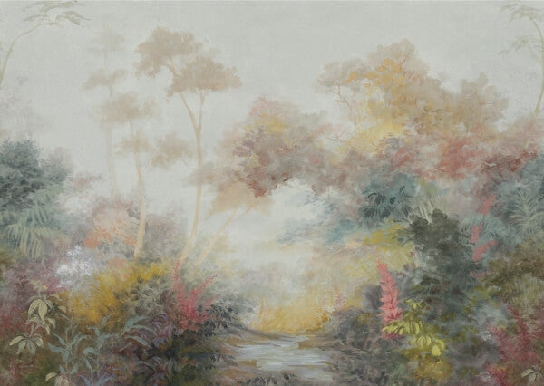 Woodlands Multicolor Wall Mural