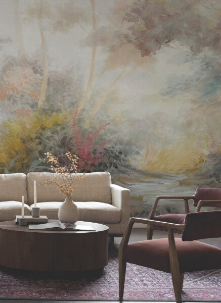 Woodlands Multicolor Wall Mural