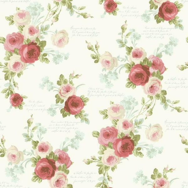 Polka Dot Plaid Pink & Blue Wallpaper