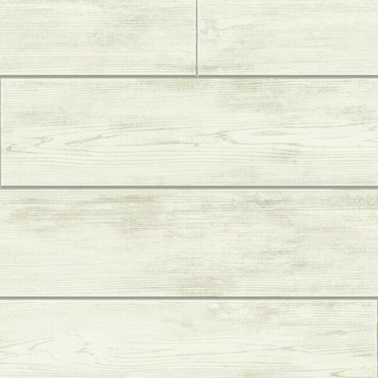 Shiplap Grey & Off White Wallpaper