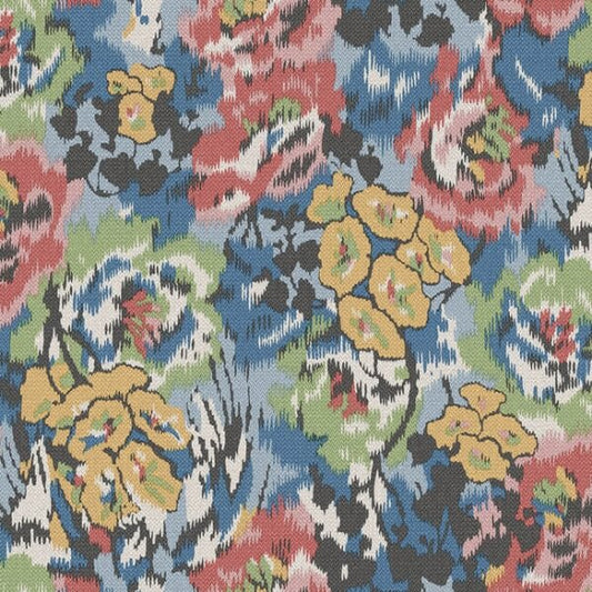 Flower Pot Blue Wallpaper