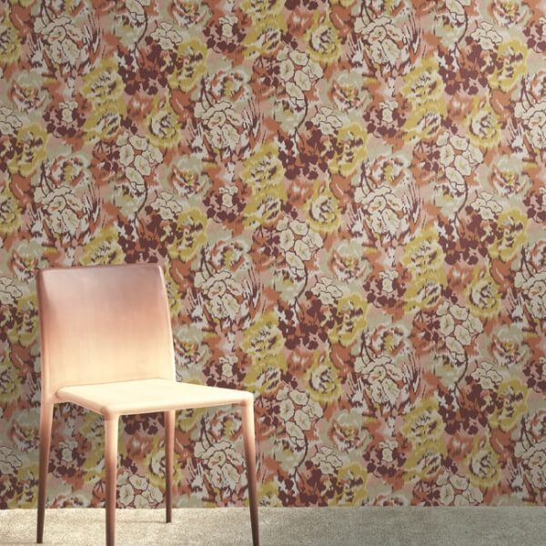 Flower Pot Brown Wallpaper