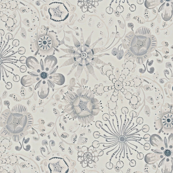 Magic Garden Grey Wallpaper