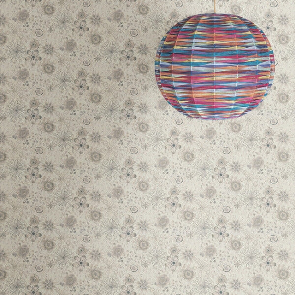 Magic Garden Grey Wallpaper