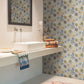 Magic Garden Blue & Green Wallpaper