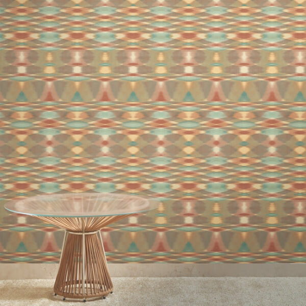 Sunrise Flame Brown Wallpaper