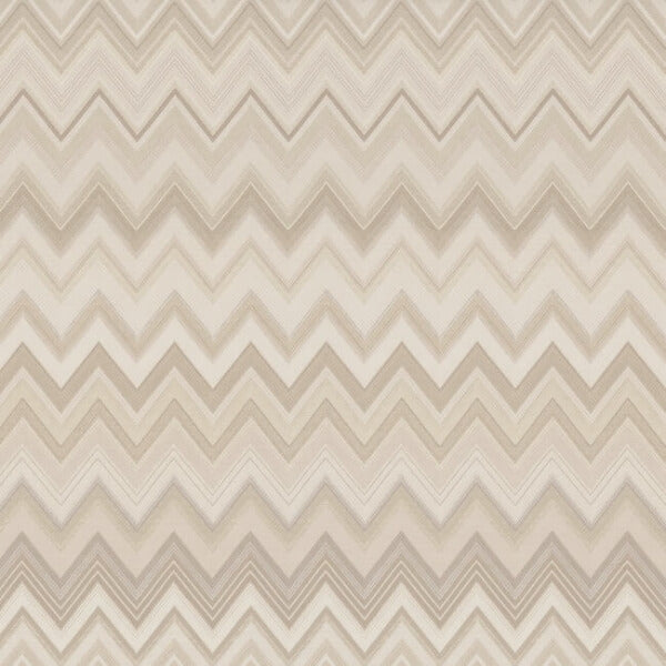 Happy Zigzag Neutral Wallpaper