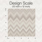 Happy Zigzag Neutral Wallpaper