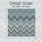 Happy Zigzag Blue Wallpaper