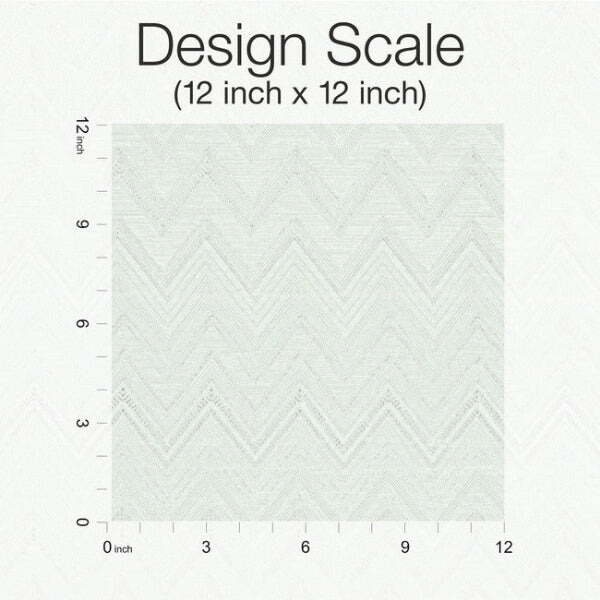 Happy Zigzag Cream Wallpaper