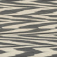 Flamed Zigzag Black & Cream Wallpaper