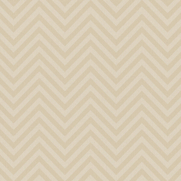 Macro Chevron Beige & Cream Wallpaper