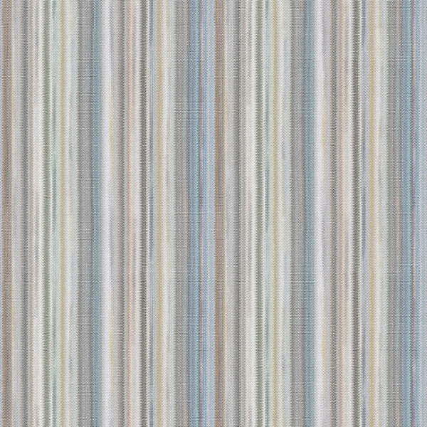 Striped Sunset Glitter Blue & Grey Wallpaper