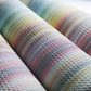 Striped Sunset Glitter Blue Wallpaper