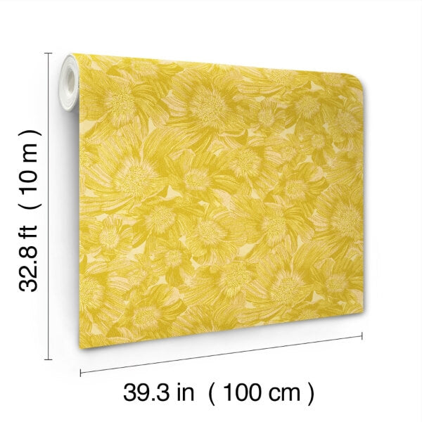 Anemoni Yellow Wallpaper